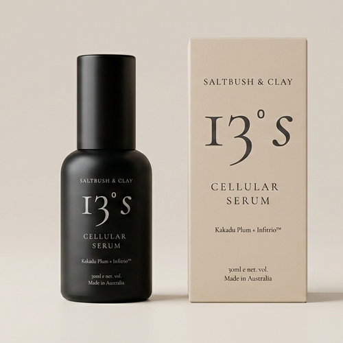 Saltbush And Clay black bottle and packaging
