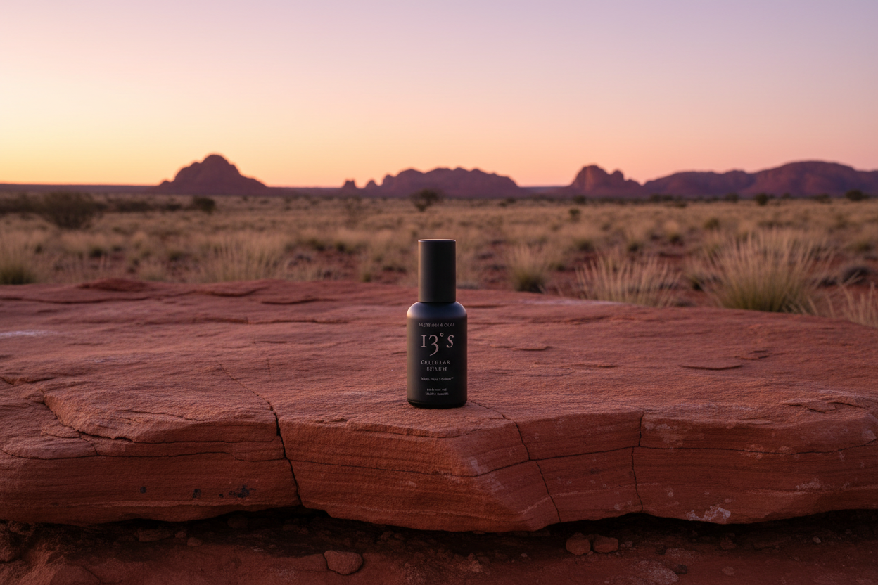 Saltbush & Clay — Outback Dawn Hero